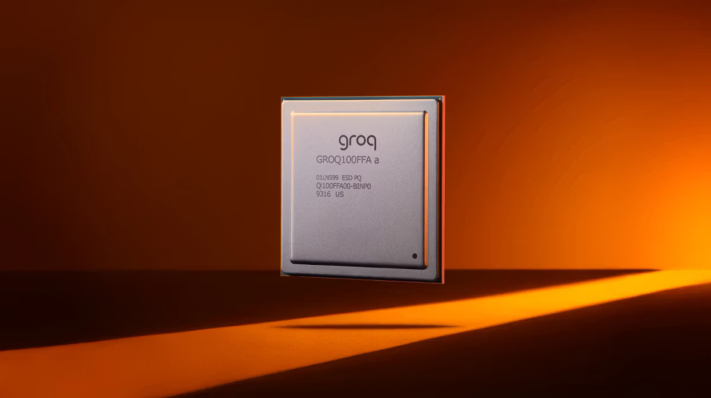 Groq LPU hardware for ultra-fast AI inference