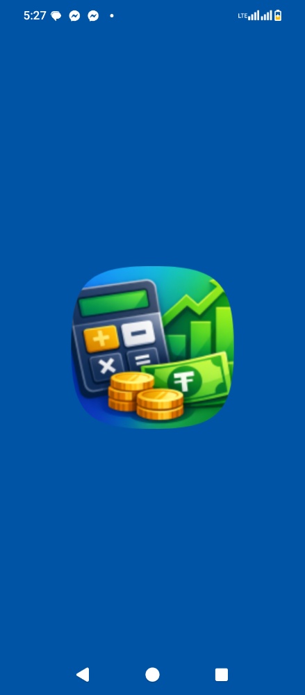 FinCalc Pro Android app icon showing financial calculator and currency symbols.